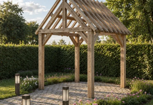 Coventry Oak-Framed Garden Building – Authentic, Compact Timber Construction – 2.4 × 2.4 m