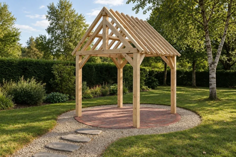 Coventry Pine Garden Building – Compact Elegance with Natural Freshness – 2.4 × 2.4 m