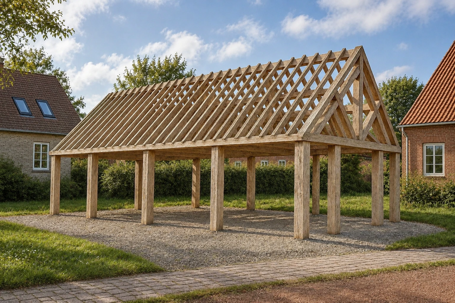 Leicester Oak-Framed Garden Building – Powerful Traditional Timber Construction – 12 × 5 m 1 Leicester Oak-Framed Garden Building – Powerful Traditional Timber Construction – 12 × 5 m