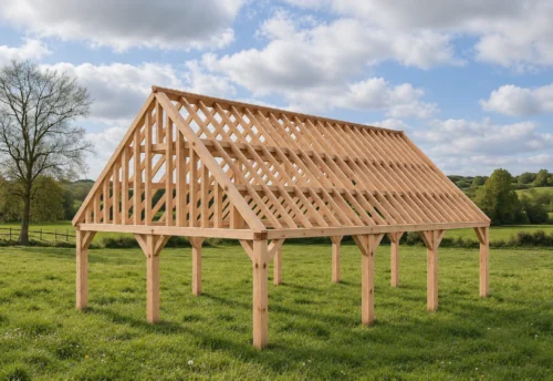 Aberdeen Douglas Garden Building – Monumental Timber Construction with a Warm Look – 6 × 10 m