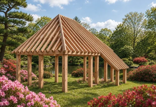 Cardiff Douglas Garden Building – Hipped Roof with a Warm Look – 8 × 7 m