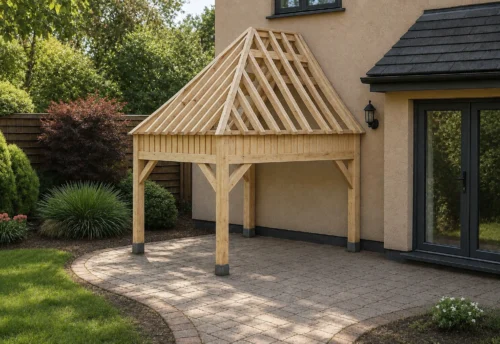 Edinburgh Pine Garden Building – Compact Timber Frame with a Fresh Look – 4.5 × 4 m