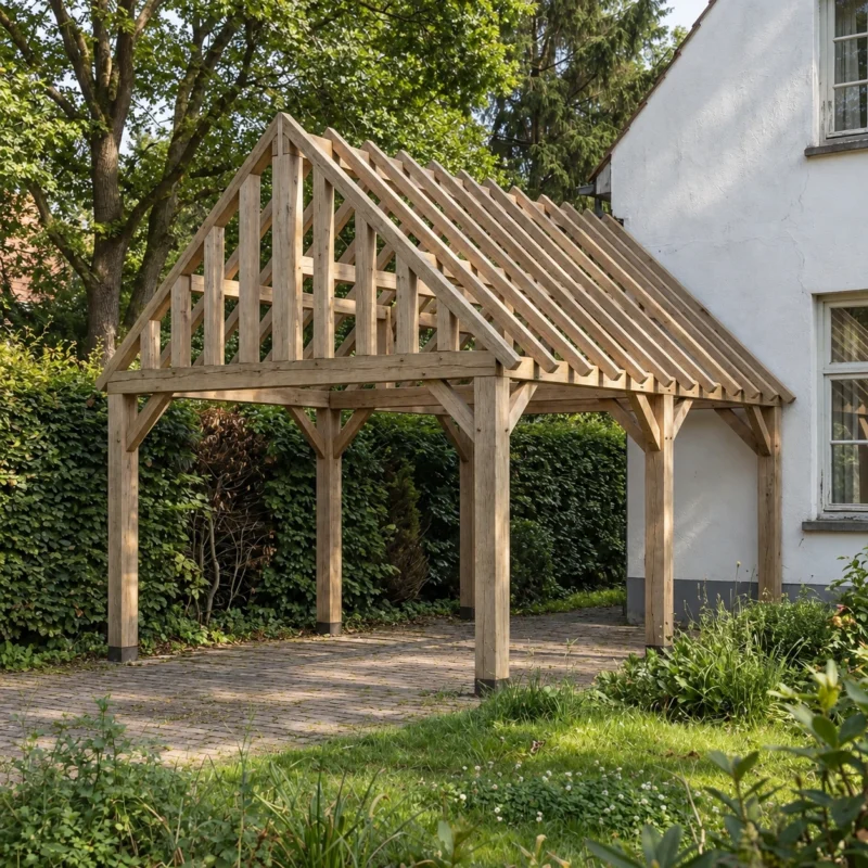 Belfast Oak-Framed Garden Building – Stylish Open Structure – 4 × 6 m