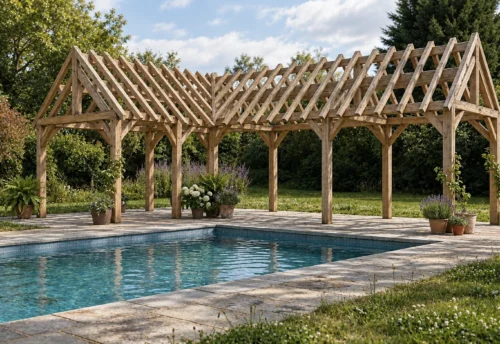 Cambridge Oak-Framed Garden Building – Graceful L-Shape – 7.76 × 5.5 m