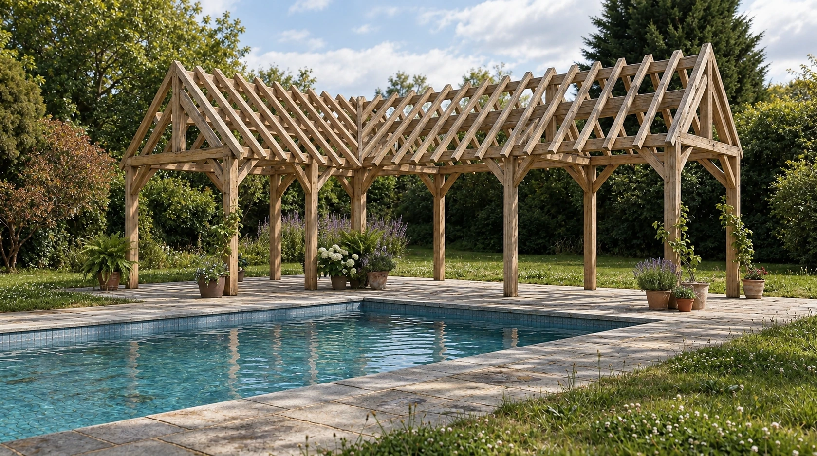 Cambridge Oak-Framed Garden Building – Graceful L-Shape – 7.76 × 5.5 m 1 Cambridge Oak-Framed Garden Building – Graceful L-Shape – 7.76 × 5.5 m