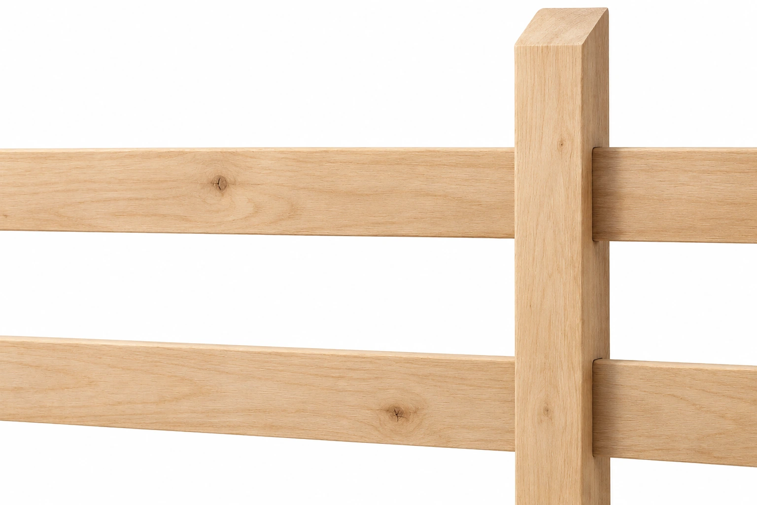 Classic Oak Pasture Fence – Traditional Class in Solid Oak 2 Classic Oak Pasture Fence – Traditional Class in Solid Oak
