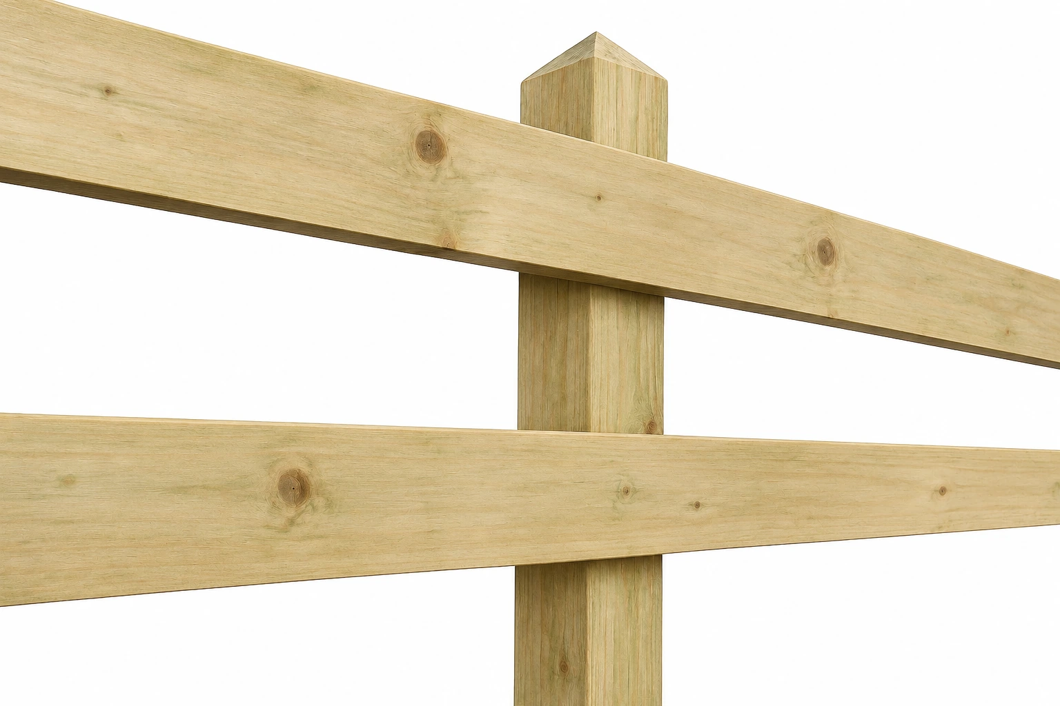 Elegant Pine Pasture Fence – Affordable Elegance with Diamond-Top Posts 2 Elegant Pine Pasture Fence – Affordable Elegance with Diamond-Top Posts