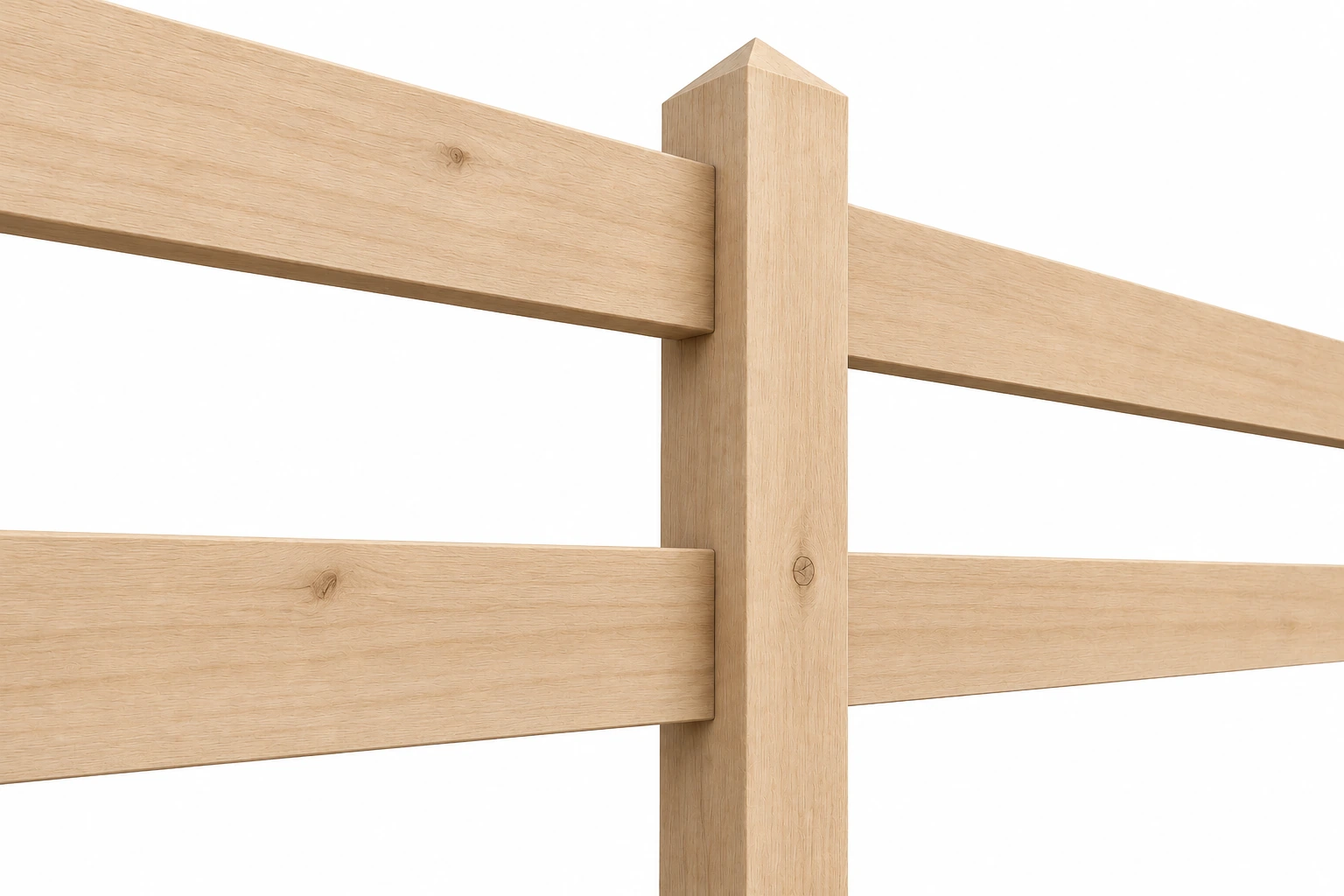 Premium Oak Pasture Fence – English Class in Solid Oak 2 Premium Oak Pasture Fence – English Class in Solid Oak