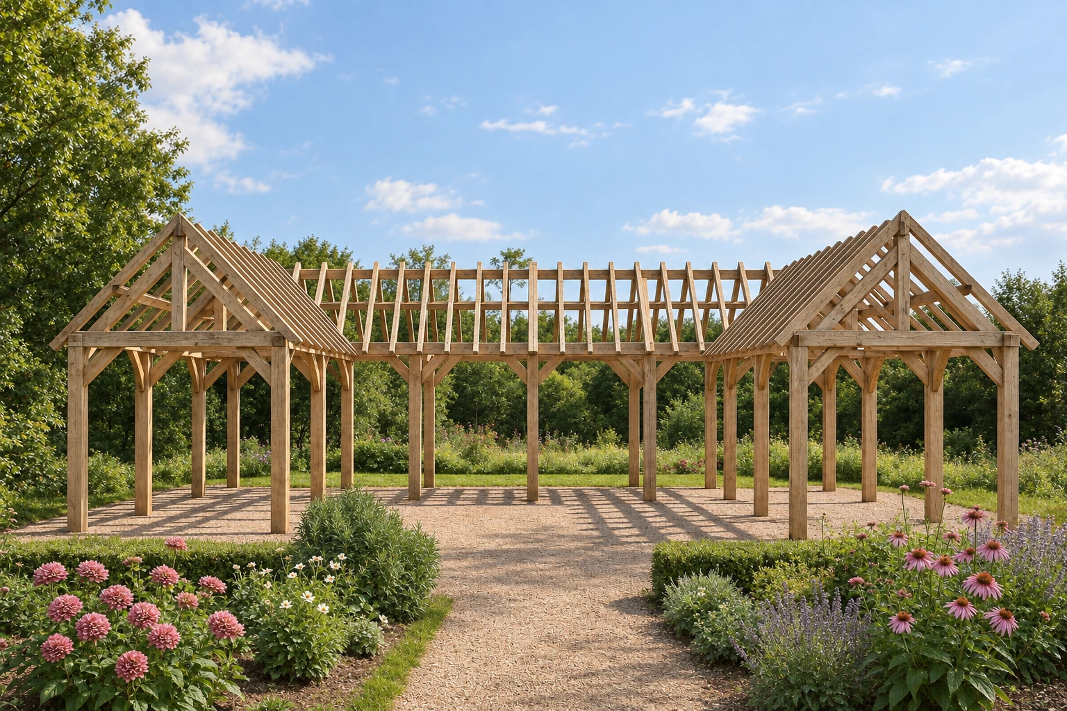 Sheffield Oak-Framed Garden Building – Exceptional for a Unique Outdoor Experience – 11 × 7.75 m 1 Sheffield Oak-Framed Garden Building – Exceptional for a Unique Outdoor Experience – 11 × 7.75 m