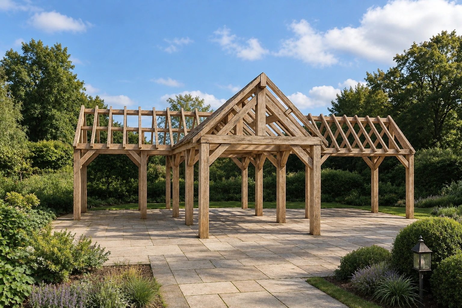 Manchester Oak-Framed Garden Building – Luxurious and Open – 7.75 × 11 m 1 Manchester Oak-Framed Garden Building – Luxurious and Open – 7.75 × 11 m