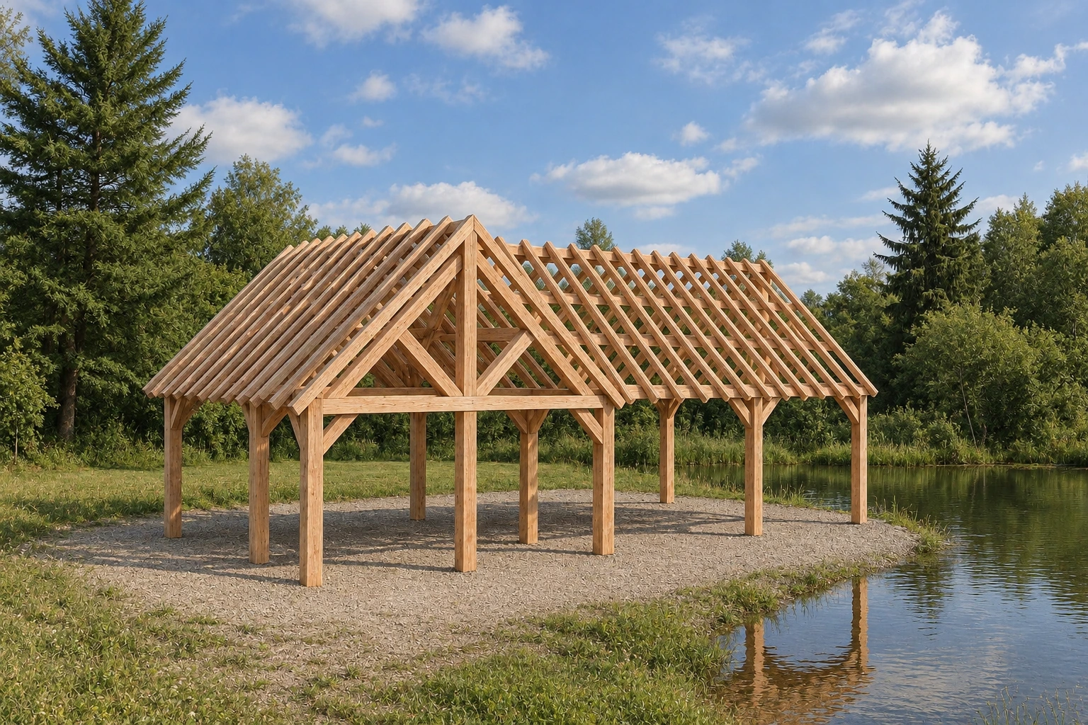 Liverpool Douglas Garden Building – L-Shaped Timber Structure with a Warm Look – 9.25 × 5.5 m 1 Liverpool Douglas Garden Building – L-Shaped Timber Structure with a Warm Look – 9.25 × 5.5 m