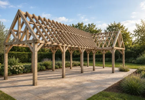 Bath Oak-Framed Garden Building – Spacious L-Shaped Masterpiece – 13 × 5.5 m