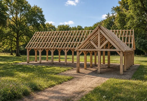 Oxford Oak-Framed Garden Building – Grand and L-Shaped – 14 × 13 m