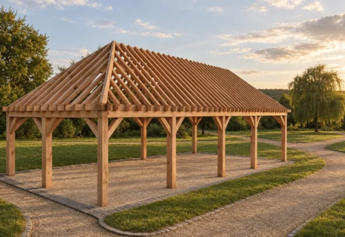 Birmingham Douglas Garden Building – Grand Pavilion with a Warm Look – 15.5 × 7 m