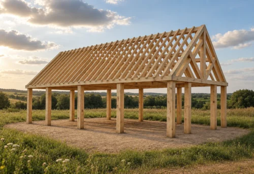 Dennen bijgebouw Roeselare – Ruime structuur met natuurlijke finesse - 12 x 5m