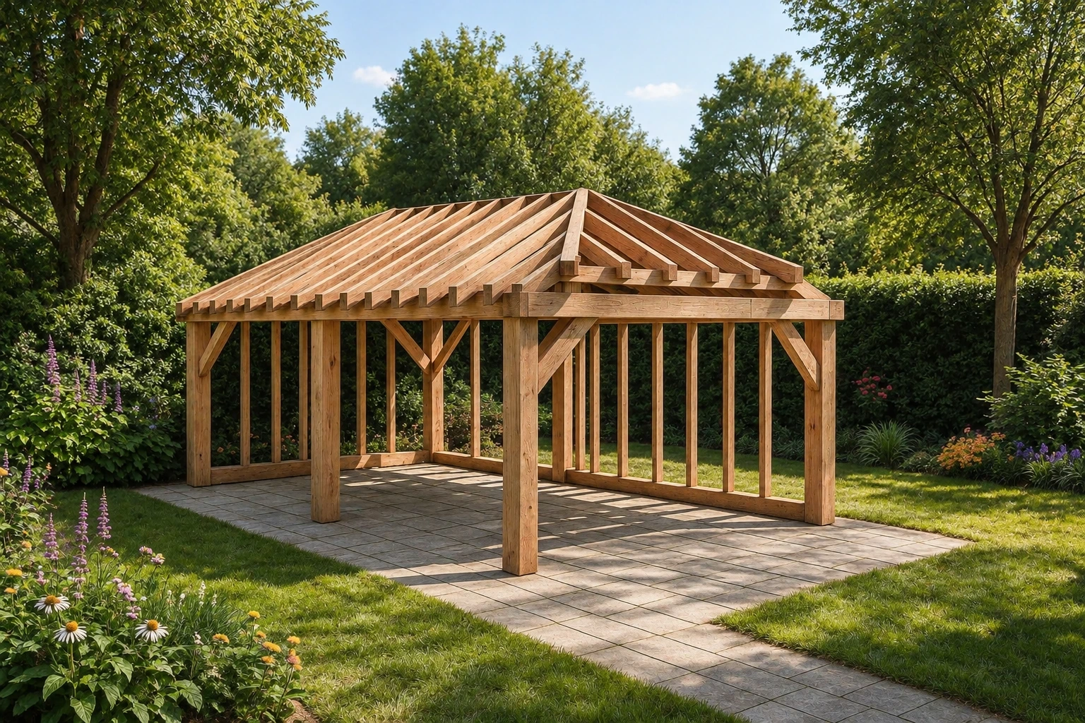 Douglas bijgebouw Tielt - Warme uitstraling en flexibel gebruik - 6m x 3,5m 1 Douglas bijgebouw Tielt - Warme uitstraling en flexibel gebruik - 6m x 3,5m