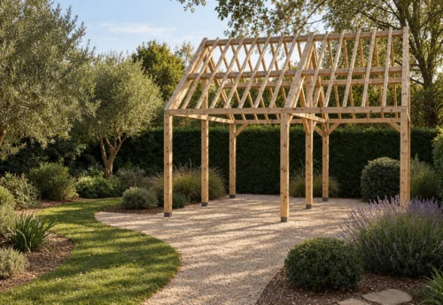 Annexe en pin Paris – Robuste et chaleureuse grâce à sa construction en bois – 6 m x 5 m